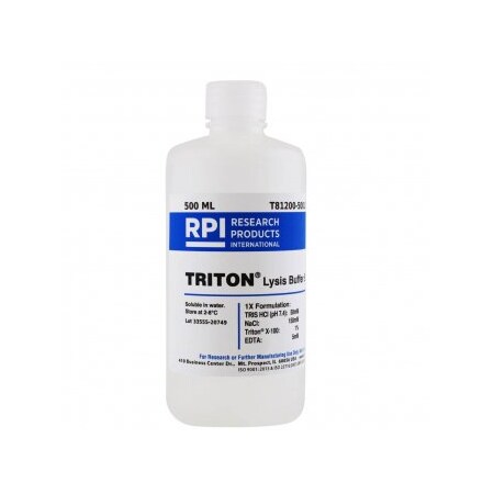 Rpi Triton Lysis Buffer Solution, 500 ML T81200-500.0